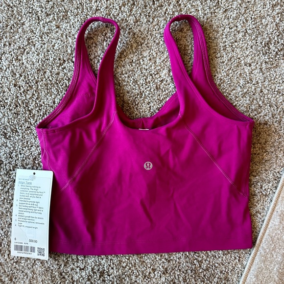 Lululemon Align Tank Ripened Raspberry - Picture 2 of 5